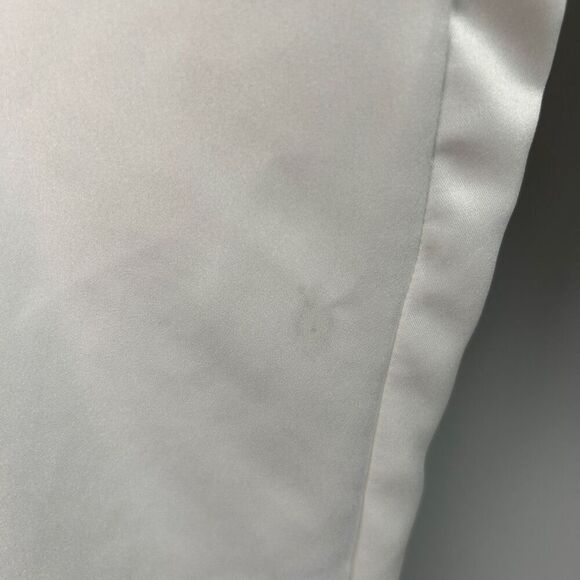 Natori Satin Long Sleeve Button-Up Top & Crop Pants Pajama - Picture 12 of 13